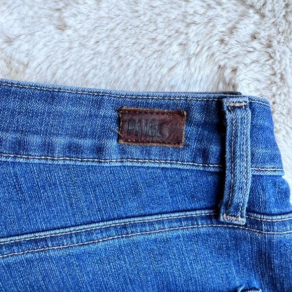 Paige Hoxton Crop Light Wash Denim Jeans Size 28 - Picture 6 of 10